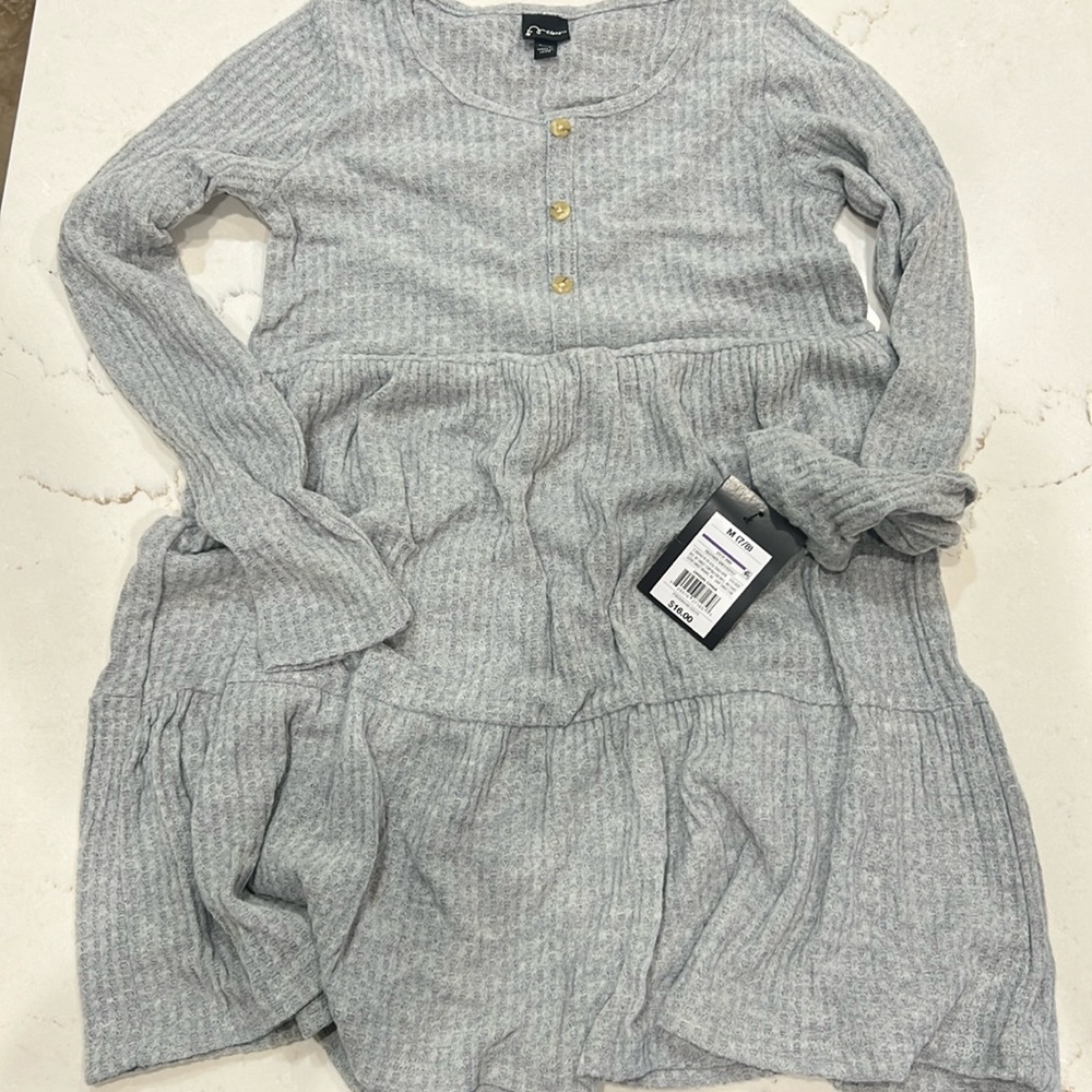 Girls Gray Art Class Dress